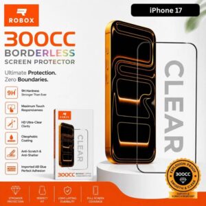 ROBOX 300CC Bordeless Clear Tempered Glass - Image 1