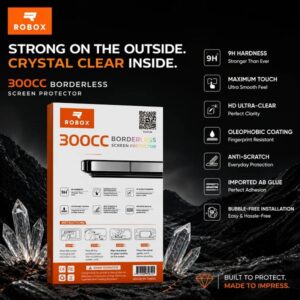 ROBOX 300CC Bordeless Clear Tempered Glass - Image 2