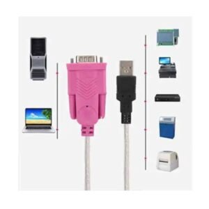 USB 2.0 to Serial RS232 9 Pin Cable Converter Adapter Male to Male - Image 3