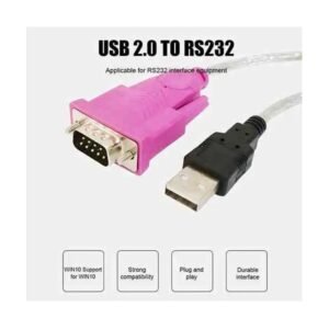 USB 2.0 to Serial RS232 9 Pin Cable Converter Adapter Male to Male - Image 5