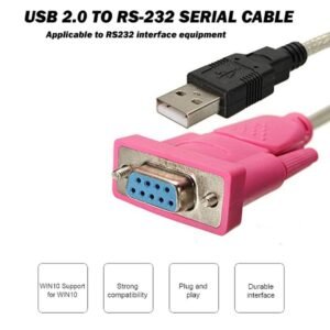 USB 2.0 to Serial RS232 9 Pin Cable Converter Adapter Male to Male - Image 9