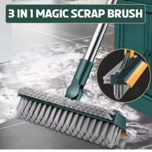 3 in 1 Bathroom & Floor Cleaning Magic Scrap Brush