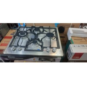 4 Burner Stainless Steel Gas Cooker (European Standards) - Image 3