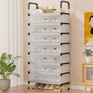 8 Layer Dustproof Shoe Organizer - Image 1