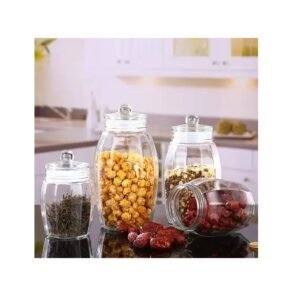 Airtight Food Storage Glass Jars with Vacuum Glass Lids - Image 3