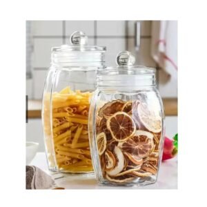 Airtight Food Storage Glass Jars with Vacuum Glass Lids - Image 4