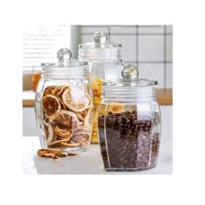 Airtight Food Storage Glass Jars with Vacuum Glass Lids - Image 5