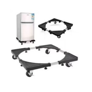 All-Purpose Heavy Quality Adjustable Mobile Appliance (Fridge, Washing Machine) Stand - Image 4