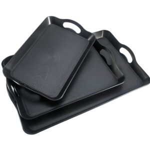 Anti Slip Double Handle Serving Tray (14,16 & 18 Inch)