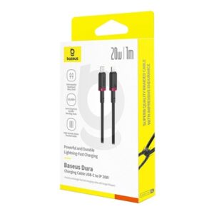 Baseus Dura Series 20W Type-C to Lightning Cable - 1 Meter - Image 2