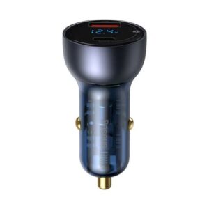 Baseus Particular Digital Display 65W Dual Port Car Charger