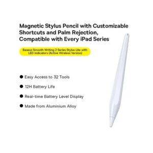 Baseus Smooth Writing 2 Stylus Lite with LED Indicator (Active Wireless Version) - Image 5