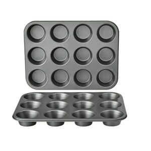 Carbon Steel Non-stick Muffin Pan 12 Cups - Image 1