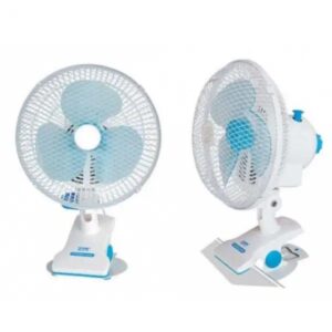 Cyber 2 In 1 Clip And Table Fan 20W CYCF-889 Blue With White Oscillating - Image 3