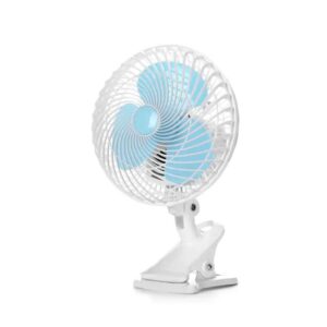 Cyber 2 In 1 Clip And Table Fan 20W CYCF-889 Blue With White Oscillating - Image 4