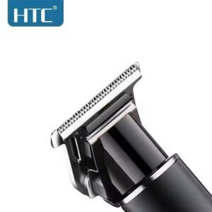 HTC AT-115 Fully Metal Body Professional Mens T- Blade Zero Cutting Hair Trimmer - Image 5