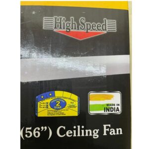 Indian Ceiling Fan Aluminium Blade Elite Model (2 Star Rating) - Image 3