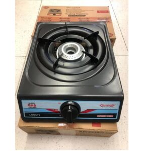 Kawashi 1 Burner Gas Cooker Non-Stick (Black) - Image 2