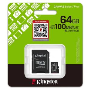 Kingston Canvas Select Plus 100MB/s Memory Card (64GB) (Original)