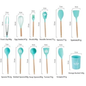 Kitchen Silicone Cooking Utensil Set 12 PCS Set - Image 3