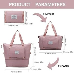 Large Capacity Duffle Portable Expandable Travel Folding Bag - Image 4