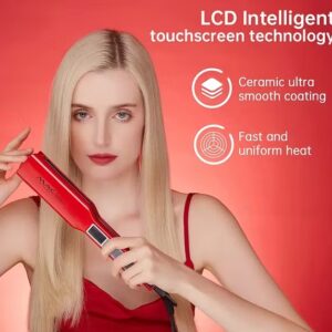 MAC Styler Professional LCD Hair Straightener – MC-2028 (Ceramic Red) - Image 2