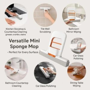 Mini Handheld Wet & Dry Squeeze Mop - Image 2