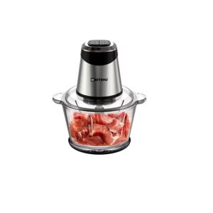 Mitshu Glass Bowl 2 liter Food Chopper/Processor