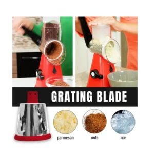 Nutri-Slicer 3-in-1 Spinning Counter-top Food Slicer and Grater - Image 4