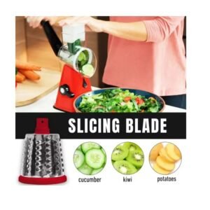 Nutri-Slicer 3-in-1 Spinning Counter-top Food Slicer and Grater - Image 5