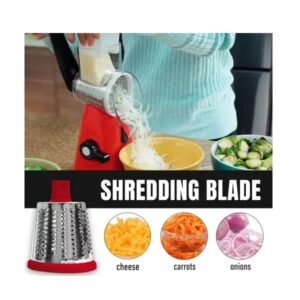 Nutri-Slicer 3-in-1 Spinning Counter-top Food Slicer and Grater - Image 6