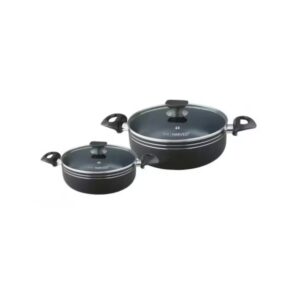 PREMIUM 4 Pcs Cookware Set With Glass Lid - Image 2