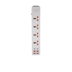 Power Socket Premium 4 Outlets Electrical Surge Protector Travel Universal USB Type-C Extension Socket - Image 2