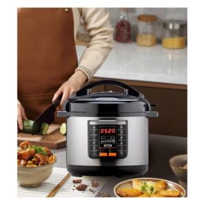 Premium Steel Multi-Function Electric Pressure & Rice Cooker (6 Liter) - Image 3