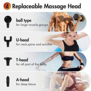 Rechargeable Mini Massage Gun Deep Tissue Muscle - Image 2