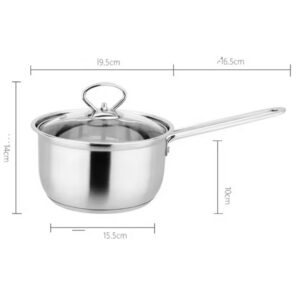 Rich Premium Stainless Steel Sauce Pan & Tea Pot - Image 2