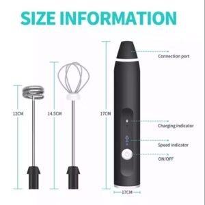 Sokany SK-1772 Hand Mixer Rechargeable Milk Frother - Image 2