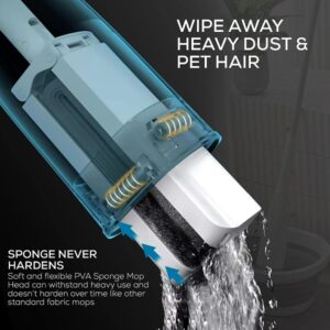 Sponge Mop with Folding Bucket - Image 5
