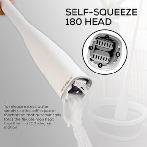 Sponge Mop with Folding Bucket - Image 6