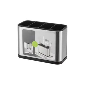 Stainless Steel Cutlery Holder With Drainer - Image 3