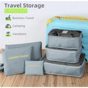 Travel Storage Luggage Organizer Bags (6 PCS Set)