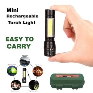 USB Rechargeable Mini LED Torch Flashlight - Image 2
