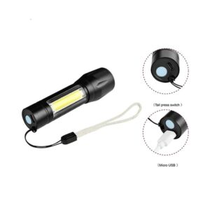 USB Rechargeable Mini LED Torch Flashlight - Image 4