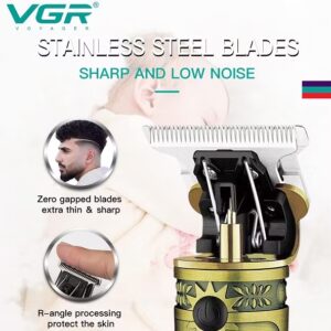 VGR V-228 Premium Rechargeable Vintage Hair Trimmer For Men - Image 4