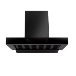 ‘T’ Shape Cooker Hood with Motion and Touch Control (Black) 60cm