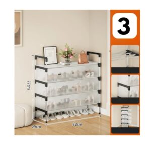 4 Layer Dustproof Shoe Organizer - Image 3