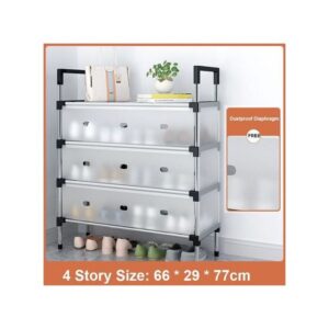 4 Layer Dustproof Shoe Organizer - Image 4
