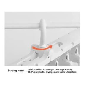 8-in-1 Multi-port Support Circle Clothes Foldable Telescopic Magic Hanger - Image 6