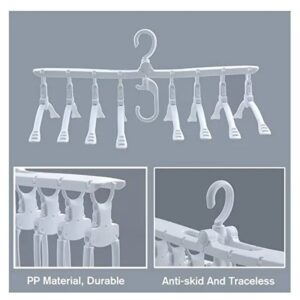 8-in-1 Multi-port Support Circle Clothes Foldable Telescopic Magic Hanger - Image 7