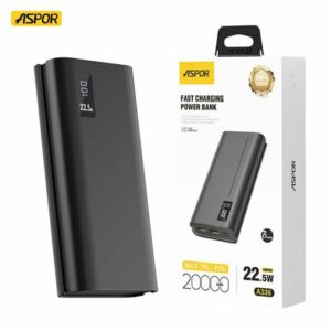 Aspor A336 20000mAh 22.5W Fast Charging Power Bank